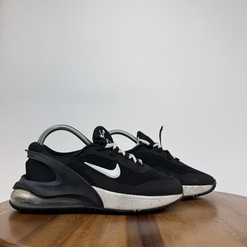 Big Kids Nike Air Max 270 GO GS Black White Comfort Sneakers Shoes Size 4.5 Y